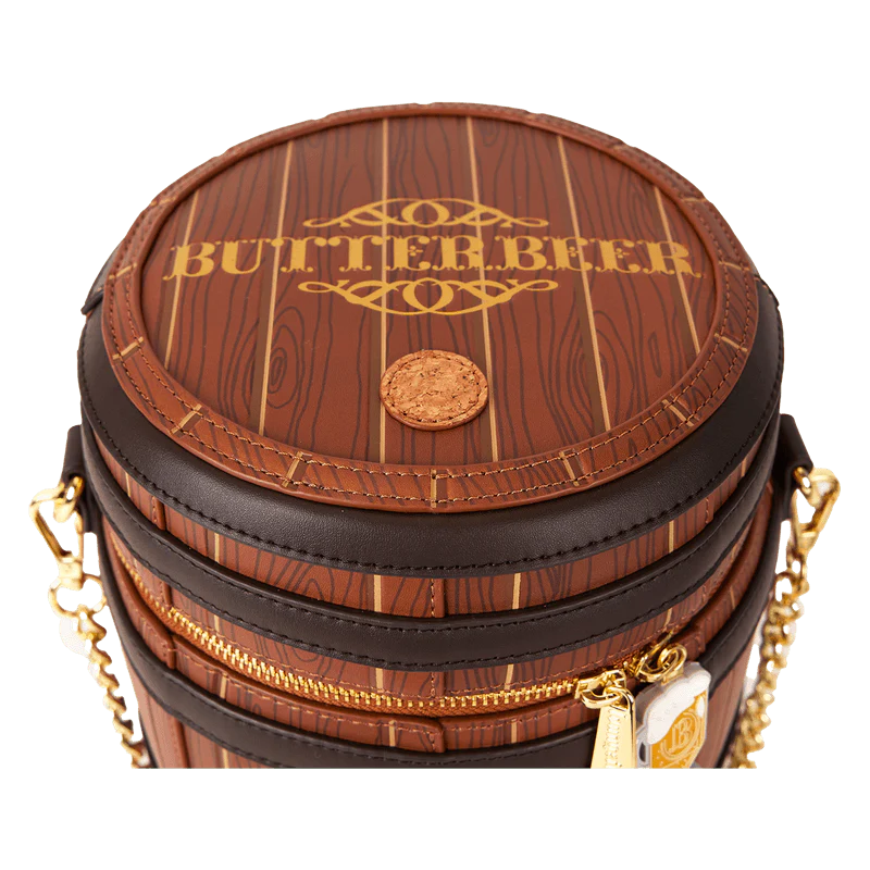 Loungefly Harry Potter Butterbeer Barrel Scented Figural Crossbody Bag - Image 5