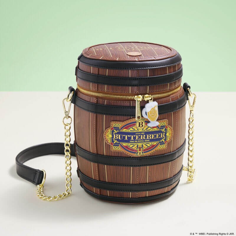 Loungefly Harry Potter Butterbeer Barrel Scented Figural Crossbody Bag - Image 8