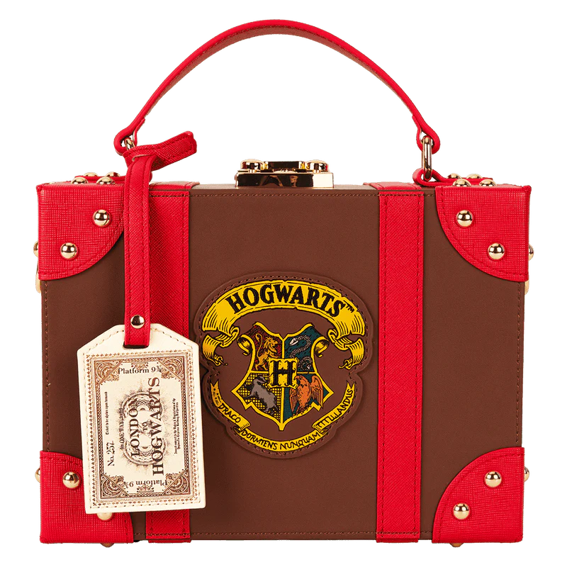 Loungefly Harry Potter Hogwarts Express Luggage Trunk Crossbody Bag