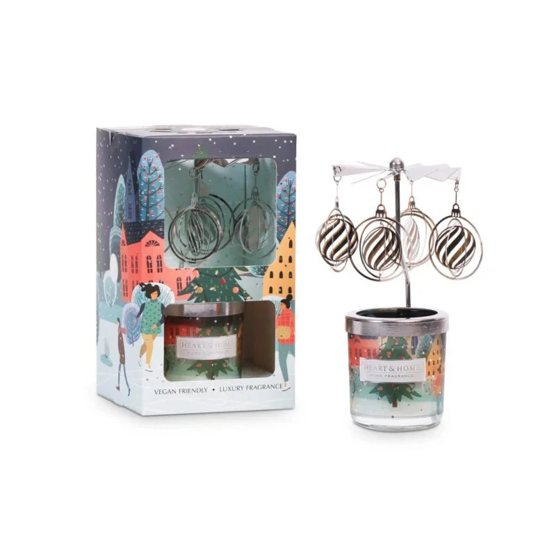 Heart & Home Mini Candle & Carousel β Baubles & Berries