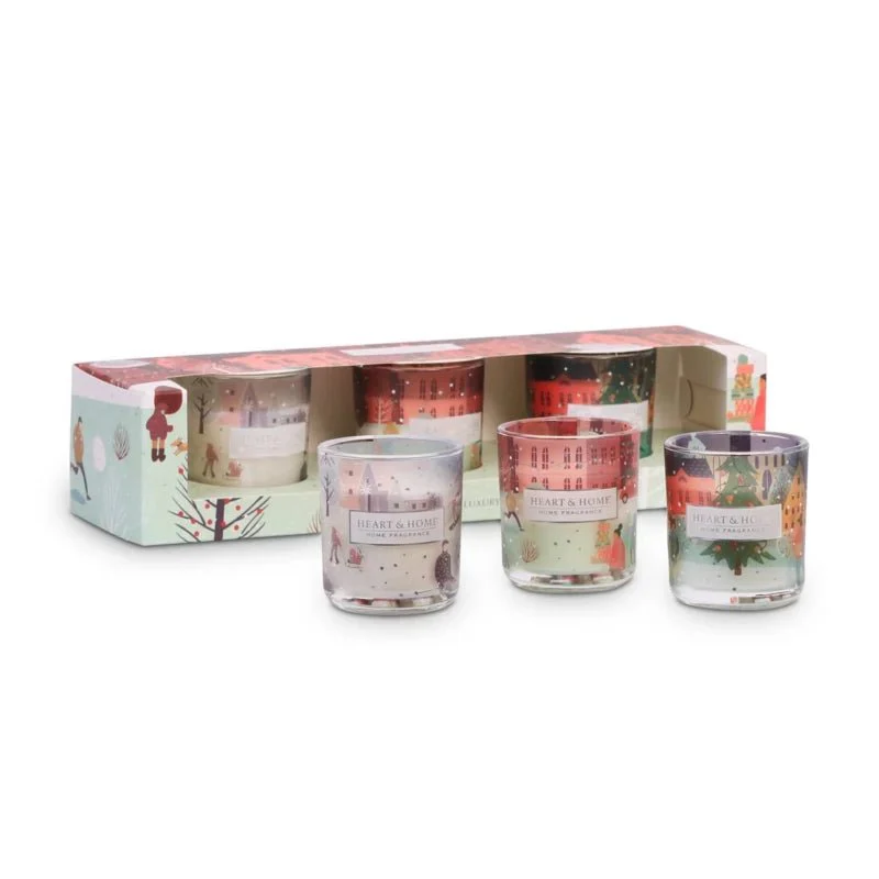 Heart & Home Mini Candle Collection β Festive Trio