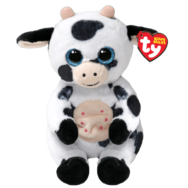 Herdly the Cow β TY Beanie Bellies Plush Toy