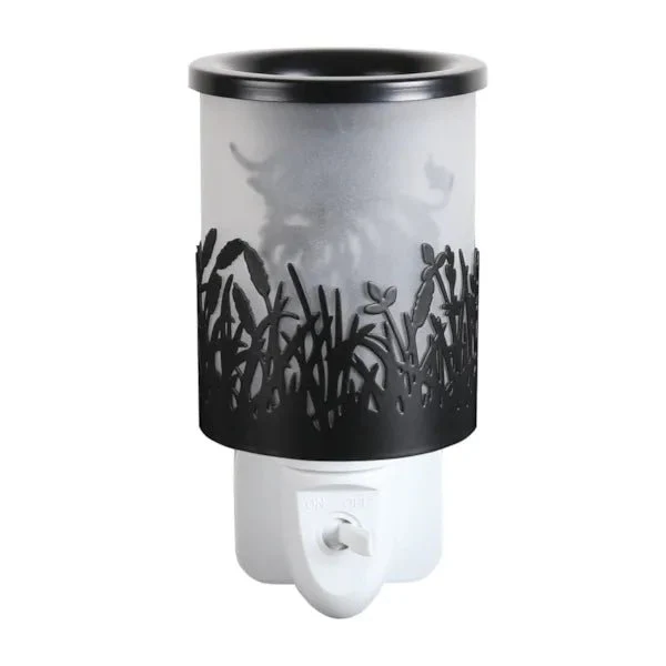 Highland Cow Black Plug In Wax Melt Burner