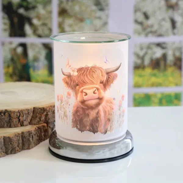 Highland Cow Touch Wax Melt Burner - Image 3