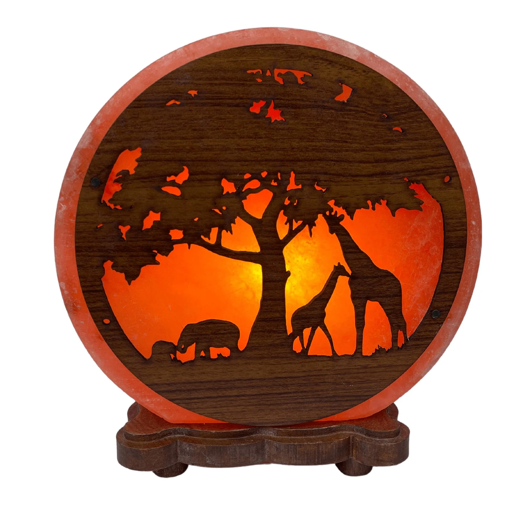 Himalayan Salt Lamp Crafted - Safari