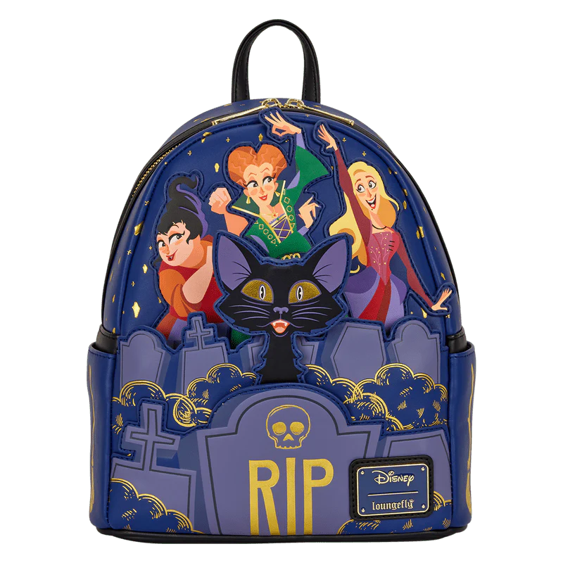 Loungefly Hocus Pocus Sanderson Sisters Graveyard Mini Backpack