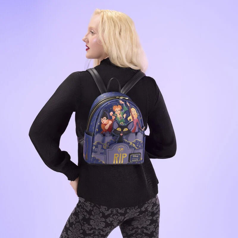 Loungefly Hocus Pocus Sanderson Sisters Graveyard Mini Backpack - Image 5