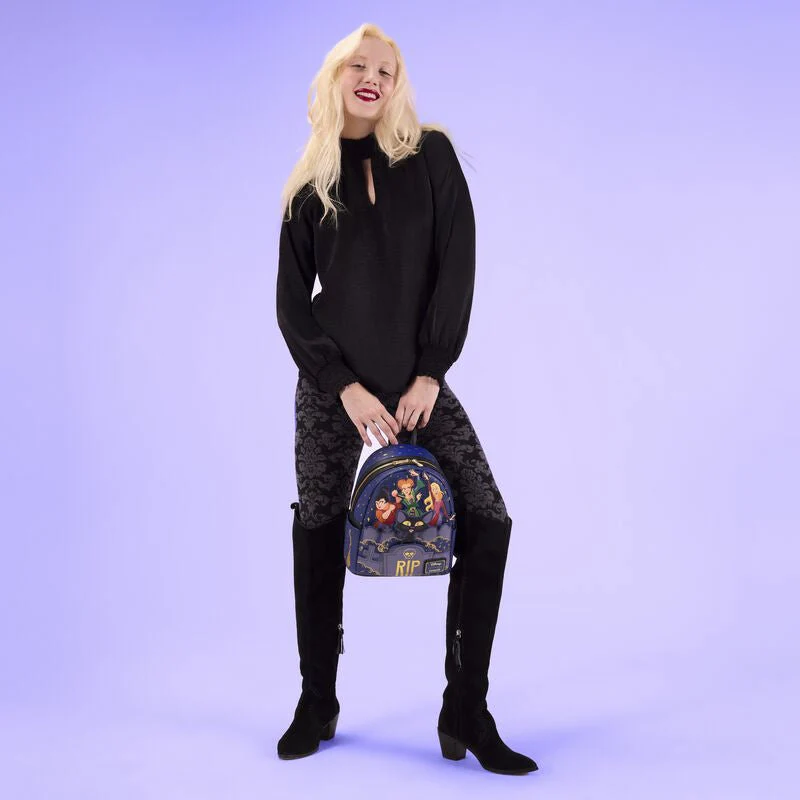 Loungefly Hocus Pocus Sanderson Sisters Graveyard Mini Backpack - Image 6