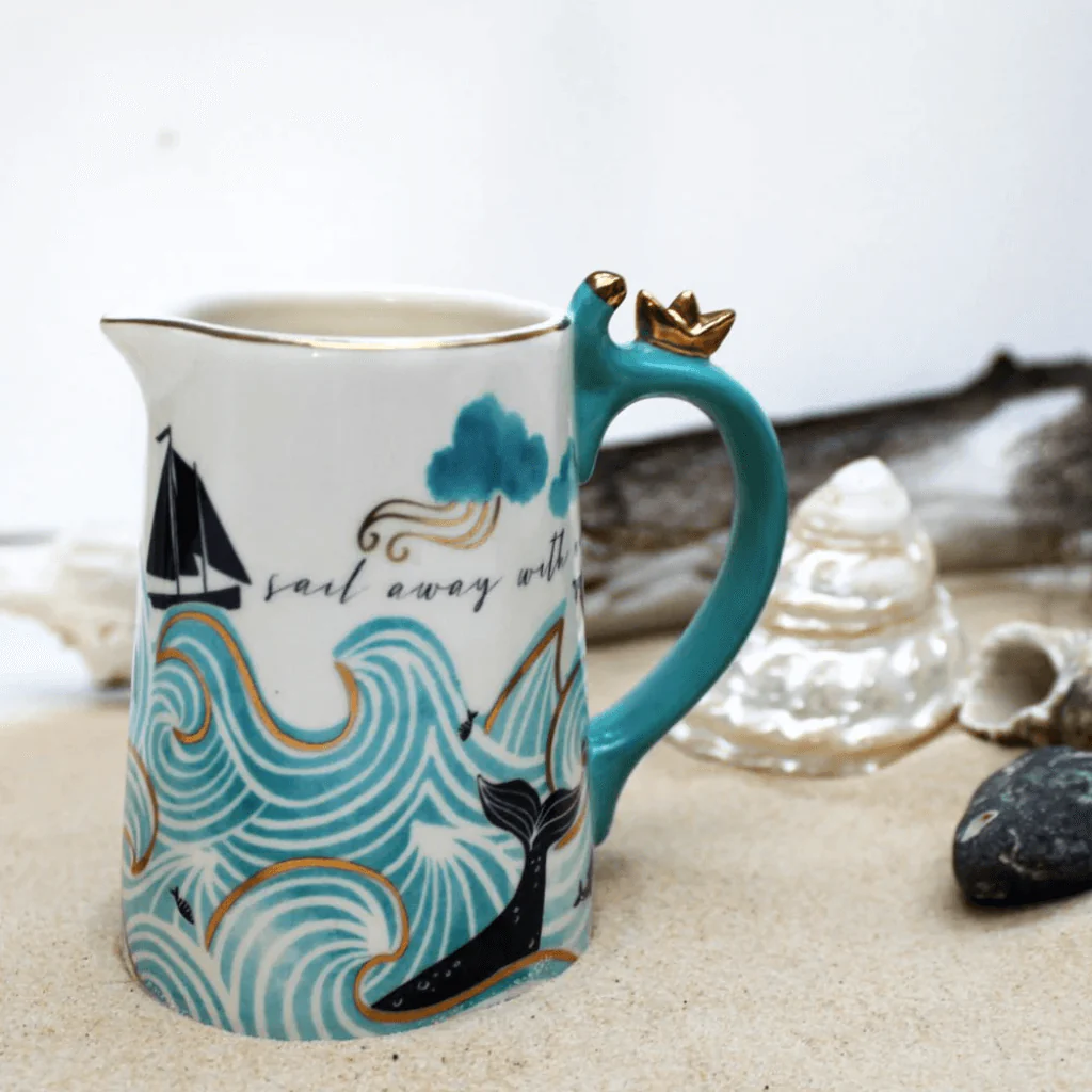 House of Disaster By The Sea Whale Jug - Image 7