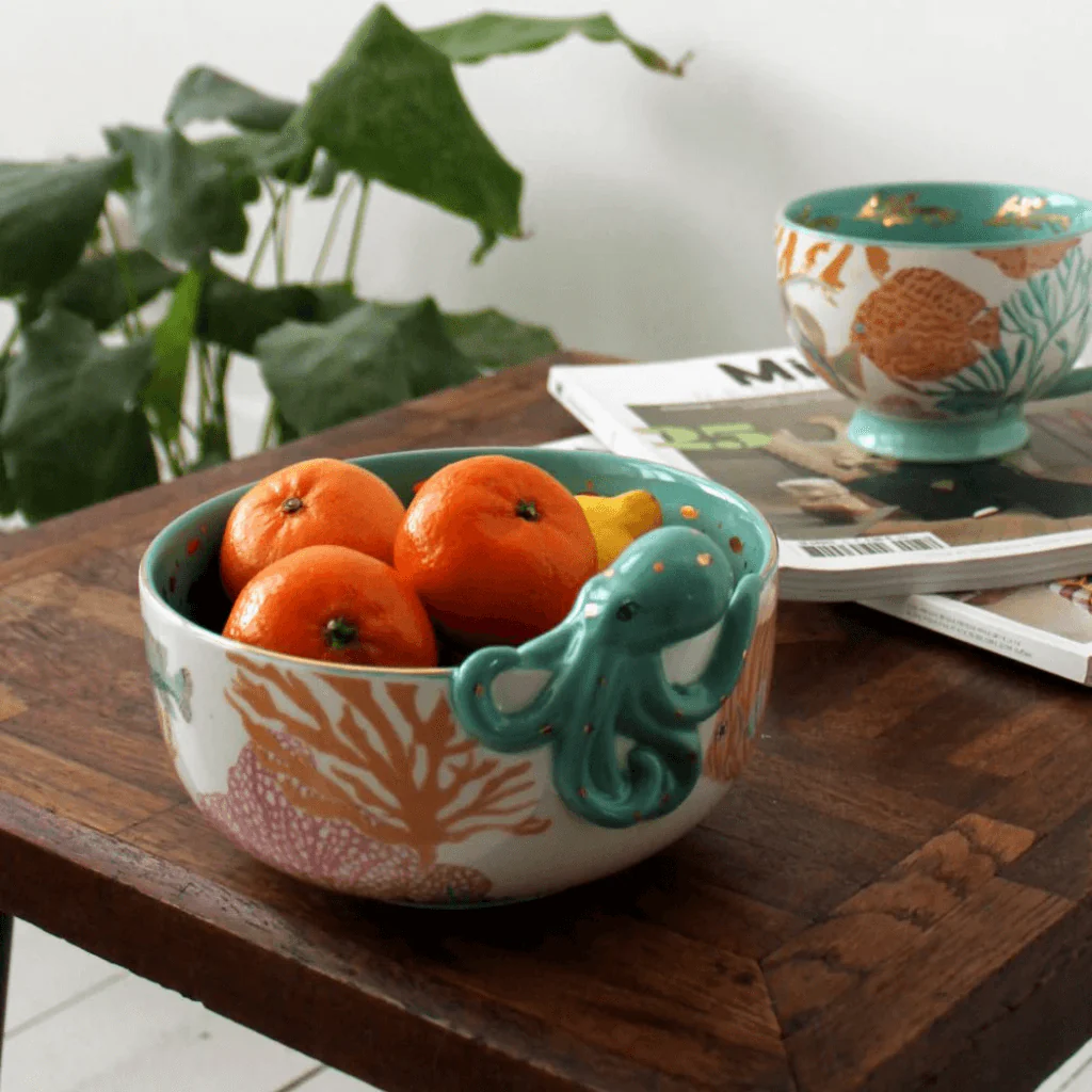House of Disaster Coral Octopus Bowl - Image 11