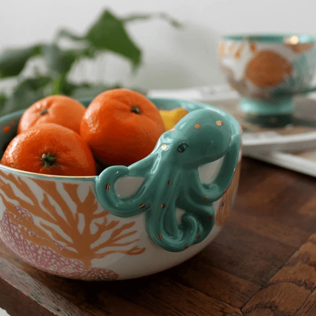 House of Disaster Coral Octopus Bowl - Image 12