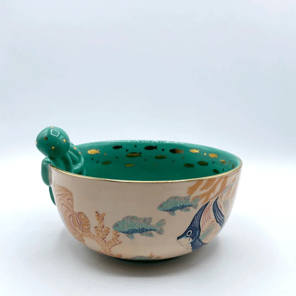 House of Disaster Coral Octopus Bowl - Image 3