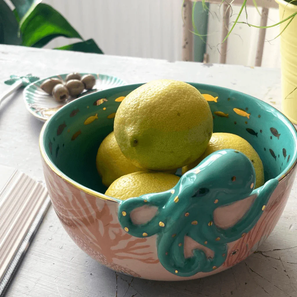 House of Disaster Coral Octopus Bowl - Image 9