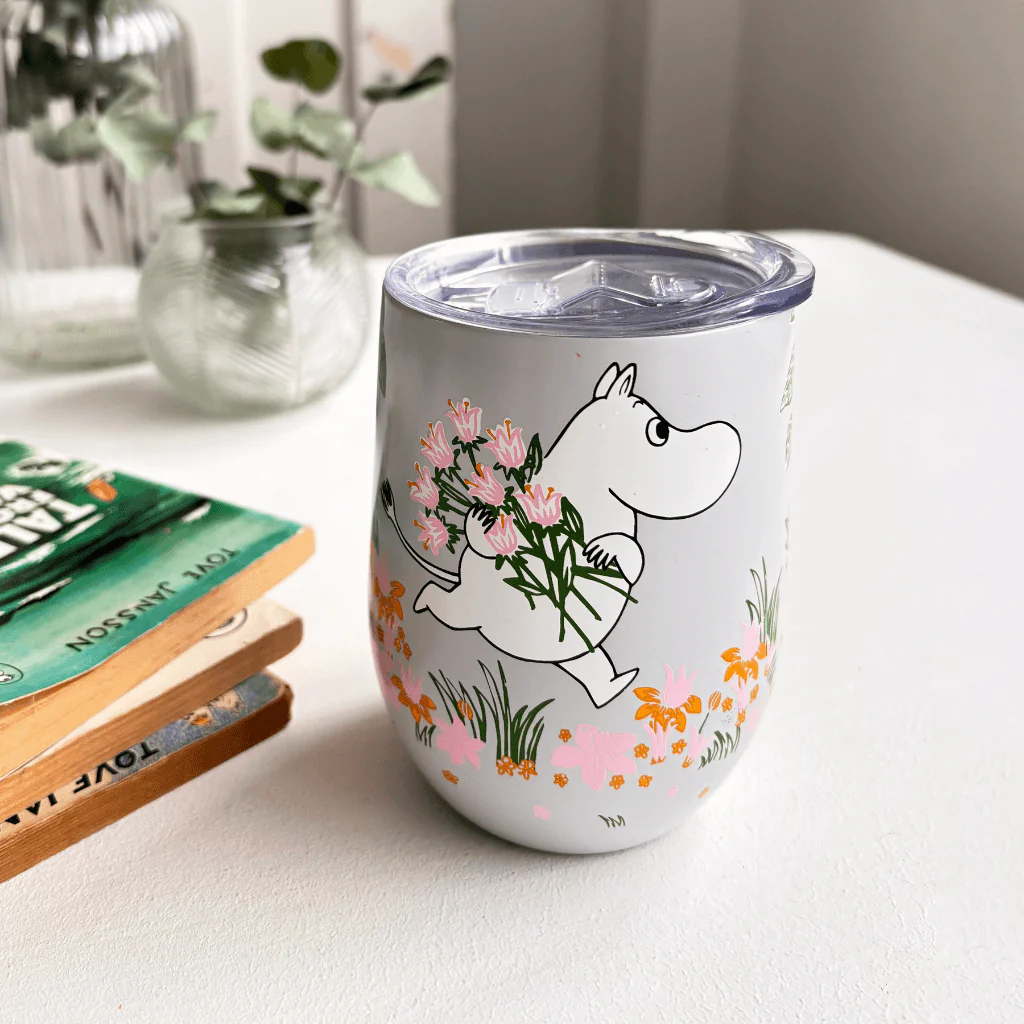 House of Disaster Moomin Floral Keep Cup Tumbler 350ml - Image 3
