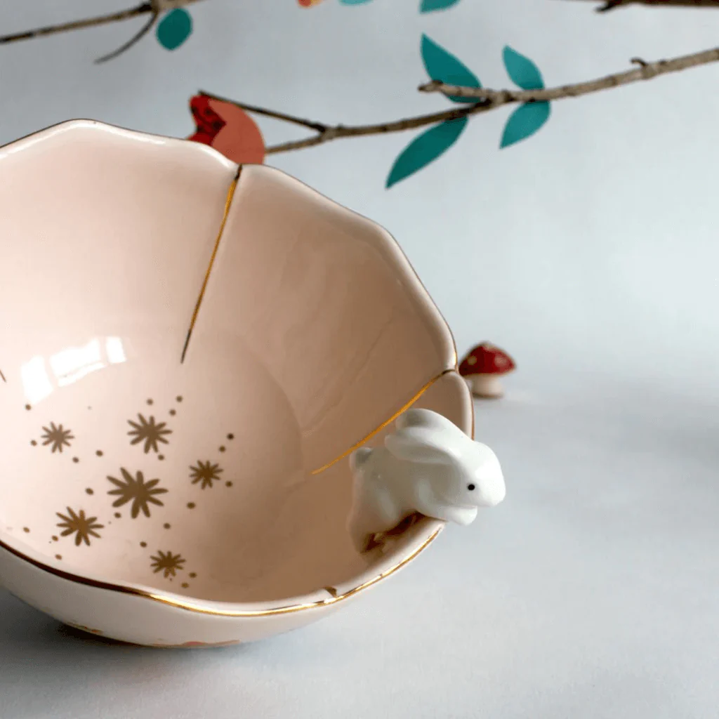House of Disaster Secret Garden Rabbit Bowl - Image 4