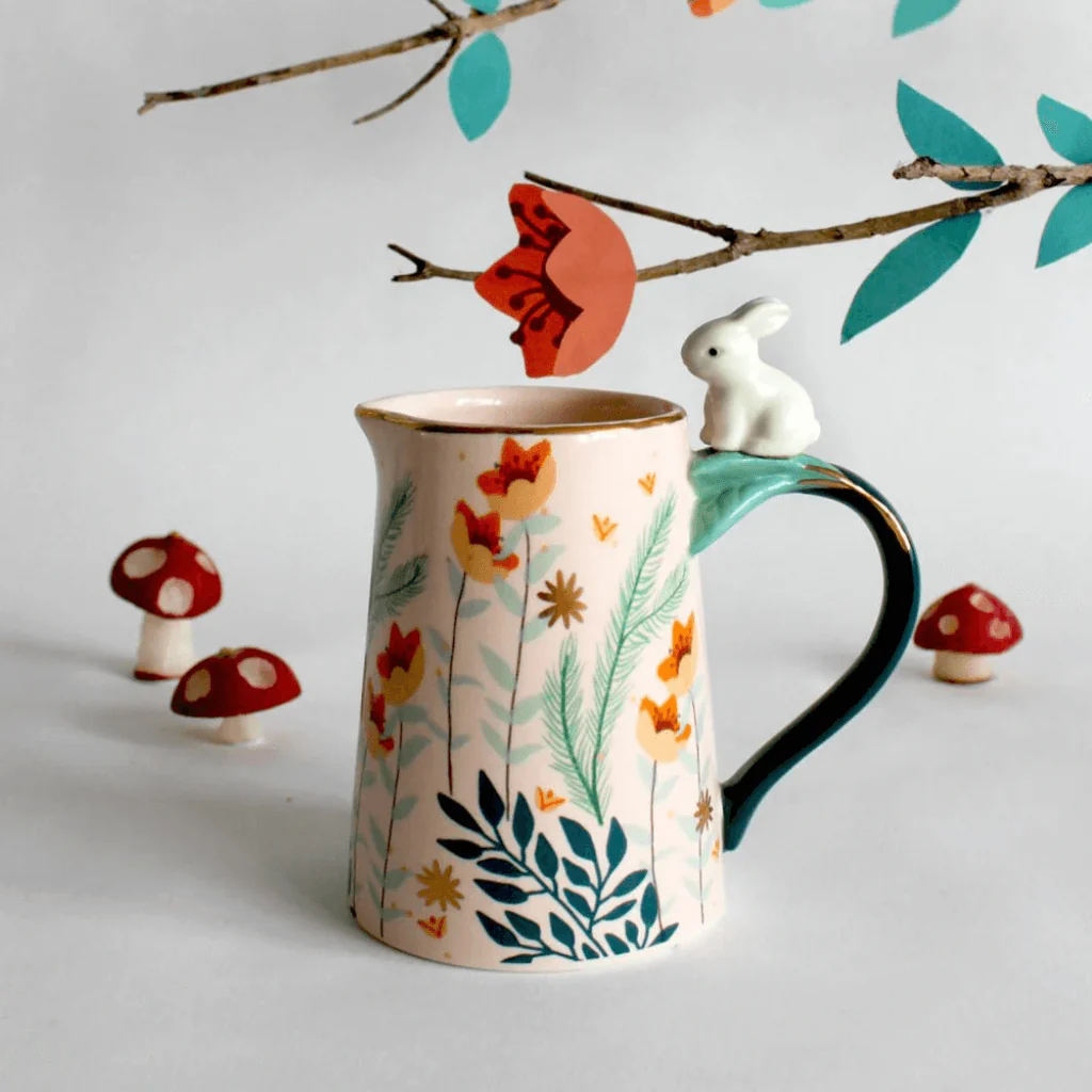 House of Disaster Secret Garden Rabbit Jug - Image 2