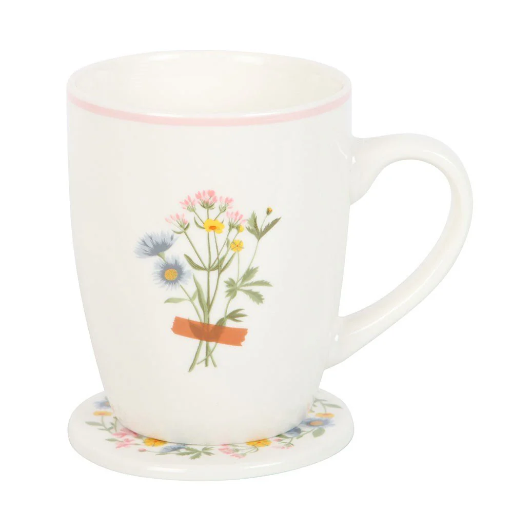 If Mums Were Flowers Floral Mug & Coaster Set - Image 3