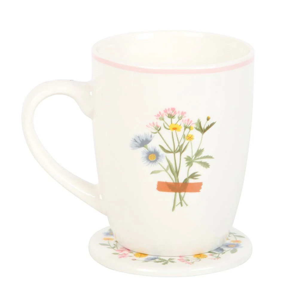 If Mums Were Flowers Floral Mug & Coaster Set - Image 4