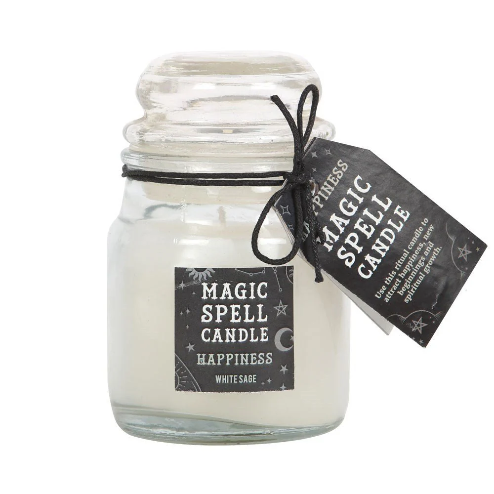Jar Spell Candle - Happiness