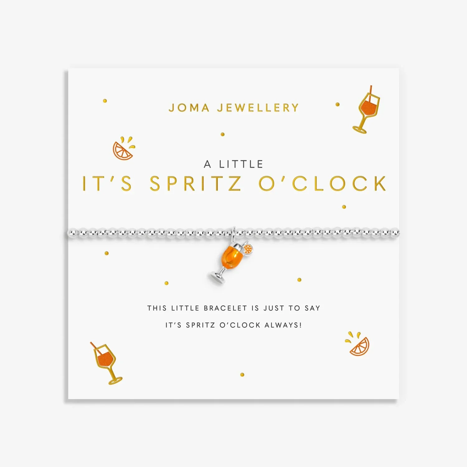 Joma A Little Vibes It’s Spritz O’Clock Bracelet