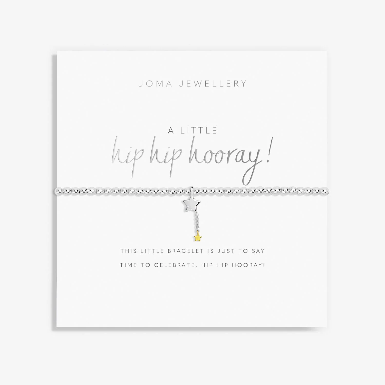 Joma Jewellery - A Little 'Hip Hip Hooray' Bracelet