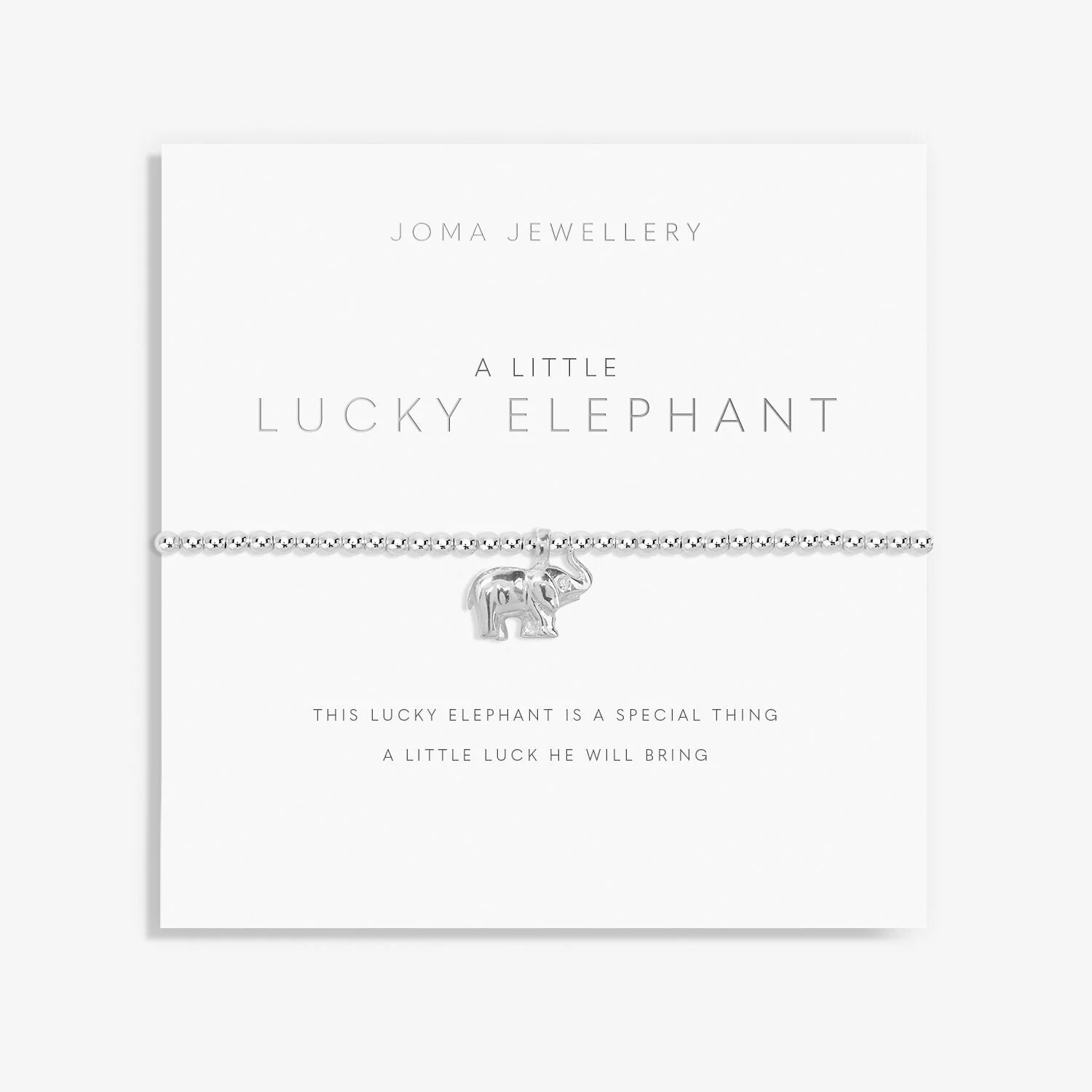 Joma Jewellery - A Little 'Lucky Elephant' Bracelet