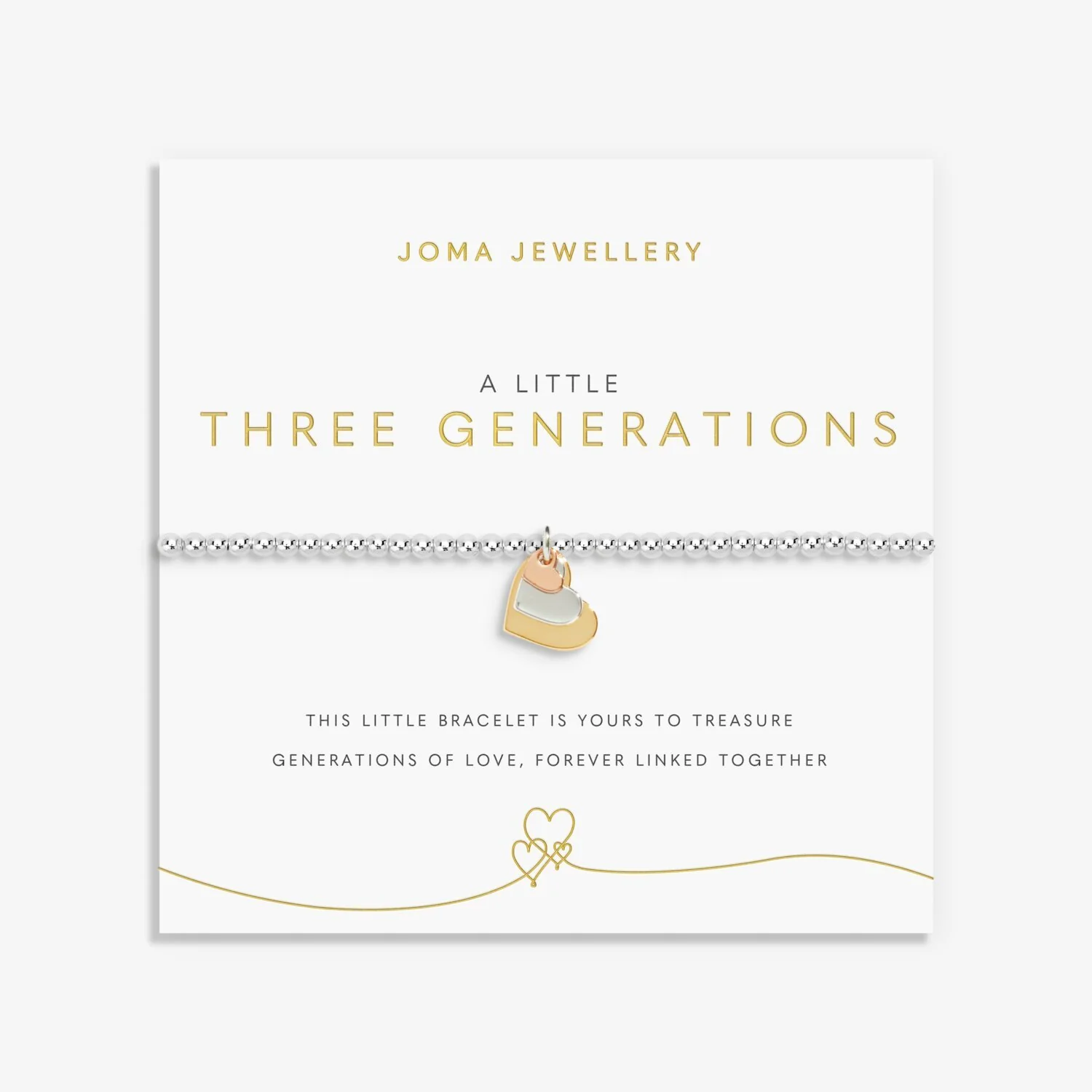 Joma Jewellery - A Little 'Three Generations' Bracelet