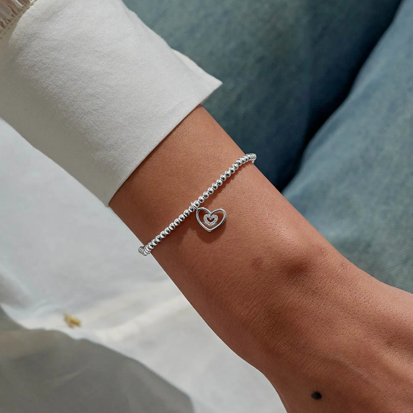 Joma Jewellery - Christmas A Little 'Merry Christmas Wonderful Grandma' Bracelet - Image 4
