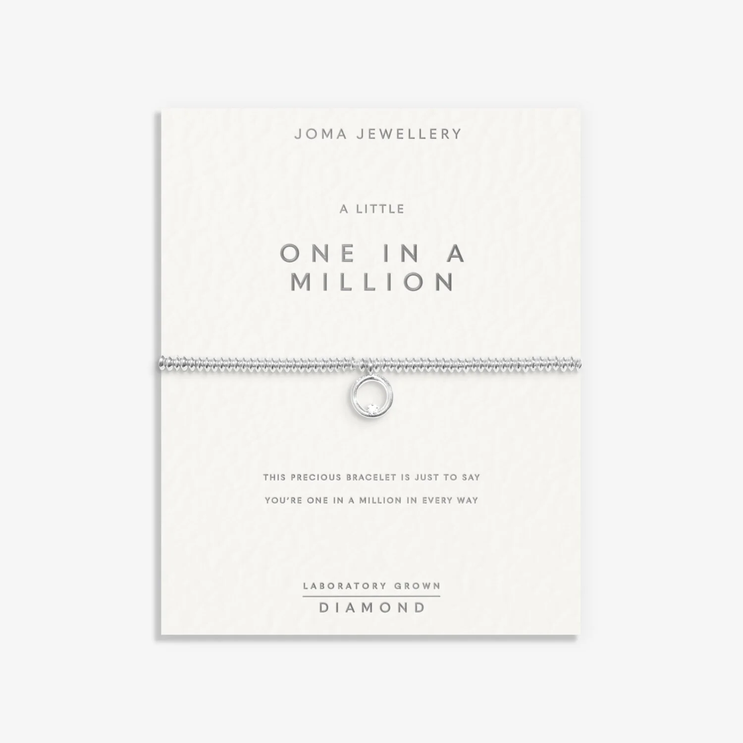 Joma Jewellery - Laboratory Grown Diamond A Little 'One In A Million' Bracelet - Image 2