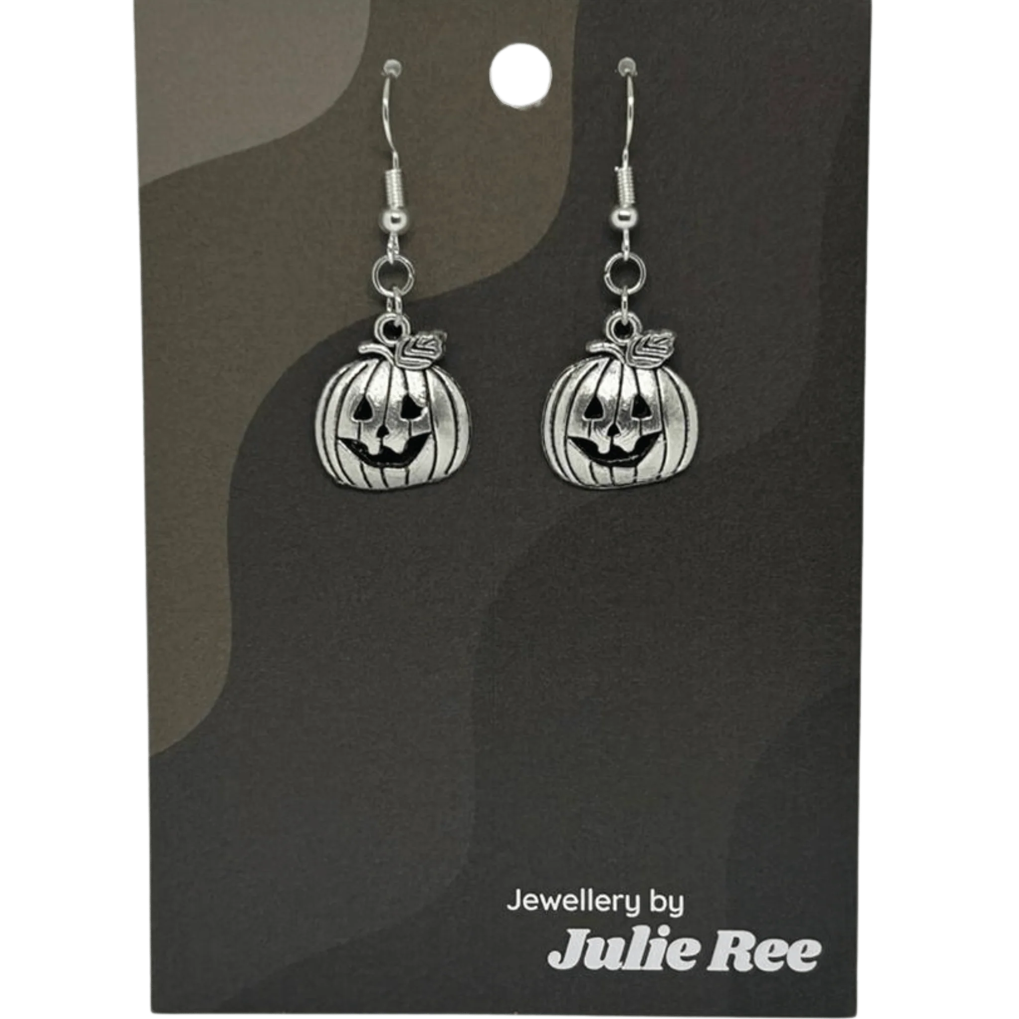 Julie Ree Earrings - Carved Pumpkin