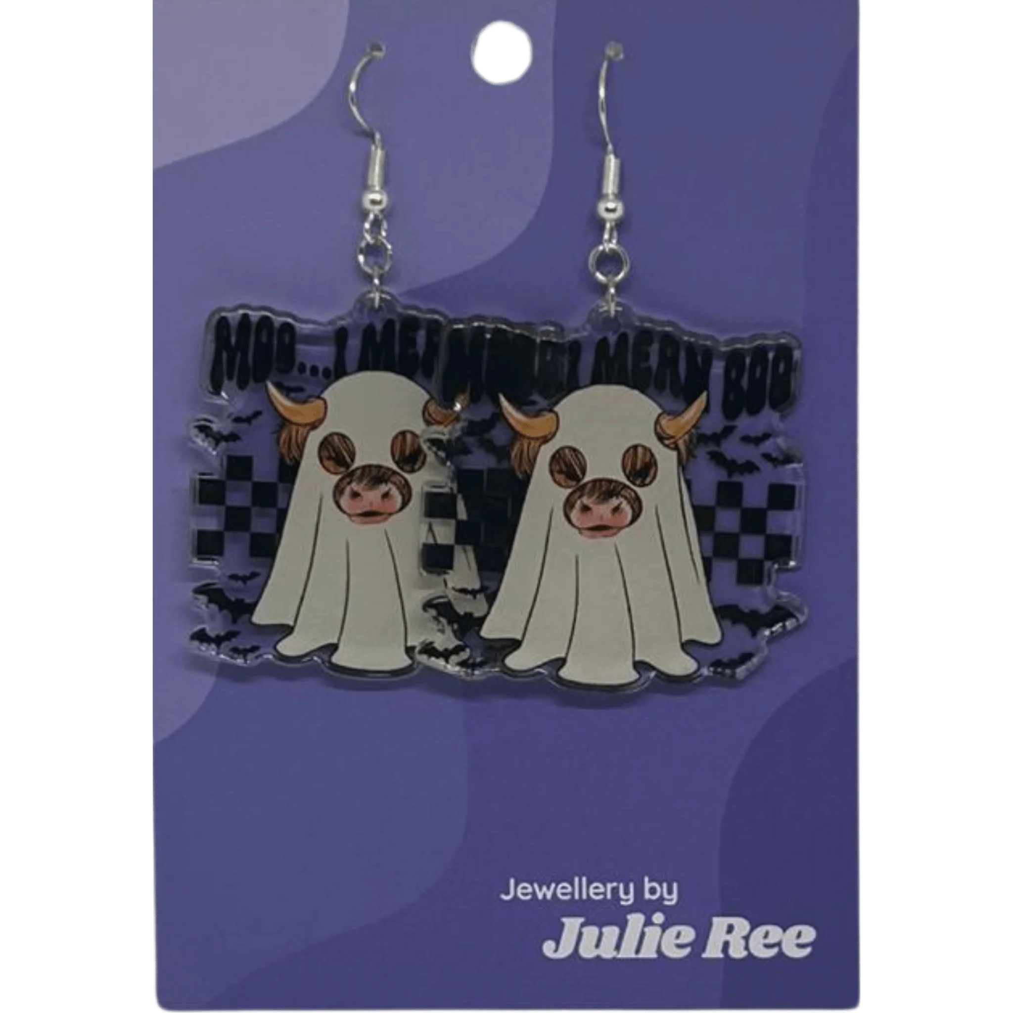 Julie Ree Earrings - Moo I Mean Boo