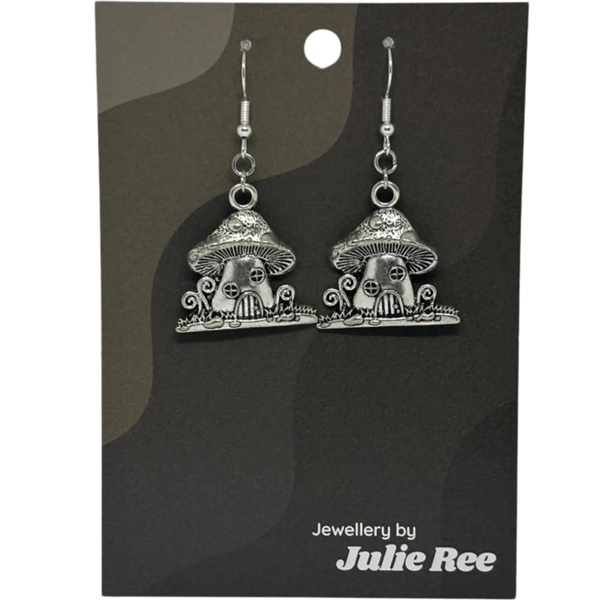 Julie Ree Earrings - Mushroom House