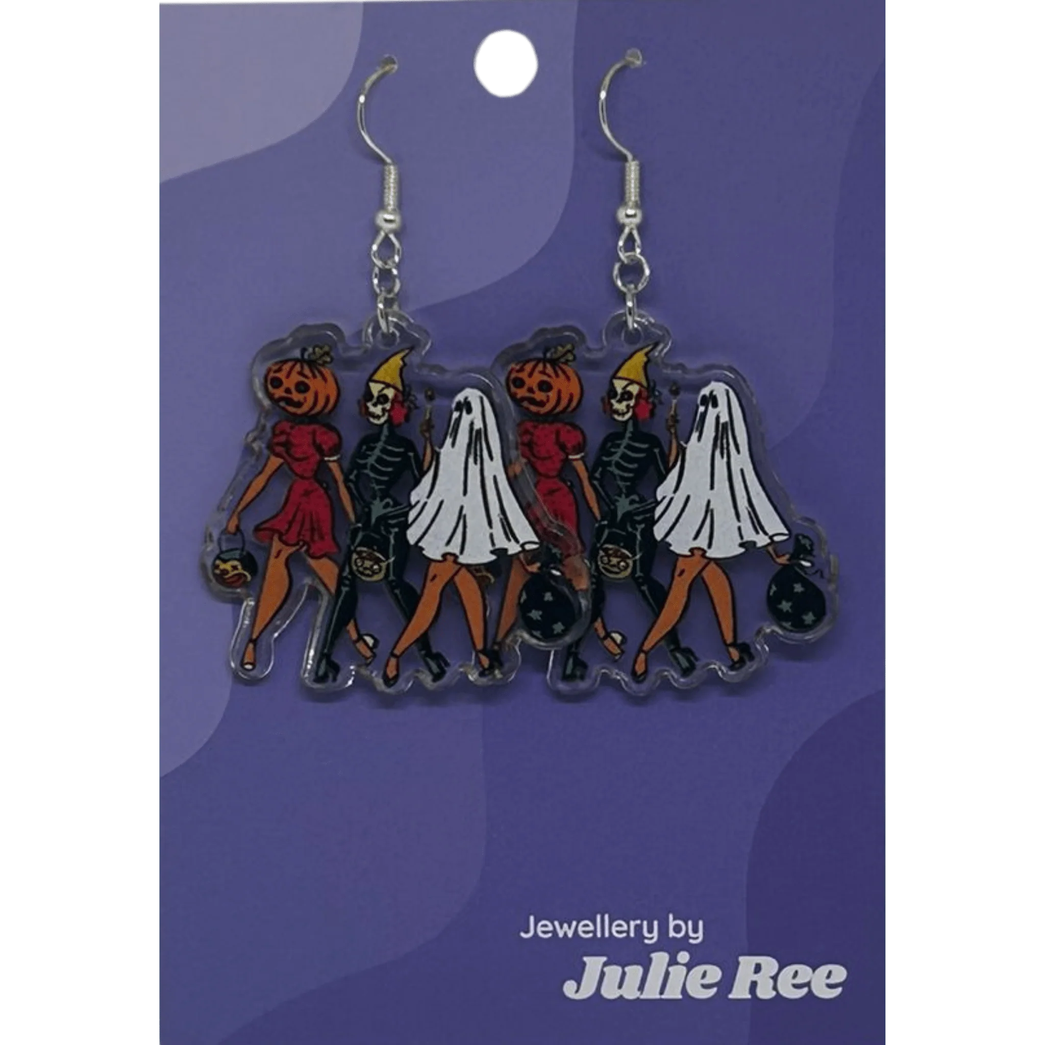 Julie Ree Earrings - Spooky Gals