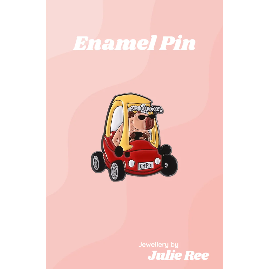 Julie Ree Enamel Pin - Ok I Pull Up
