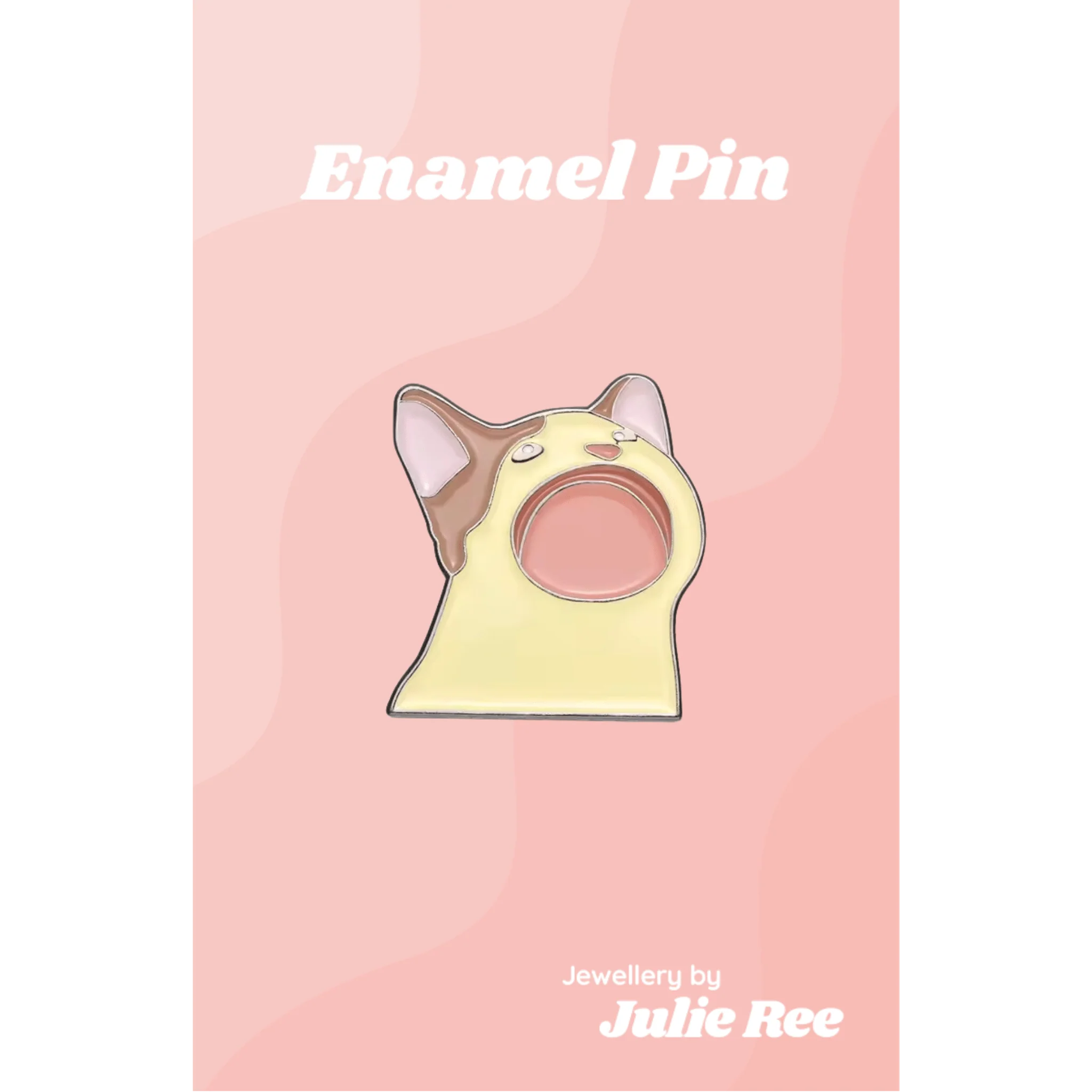Julie Ree Enamel Pin - Pop Cat