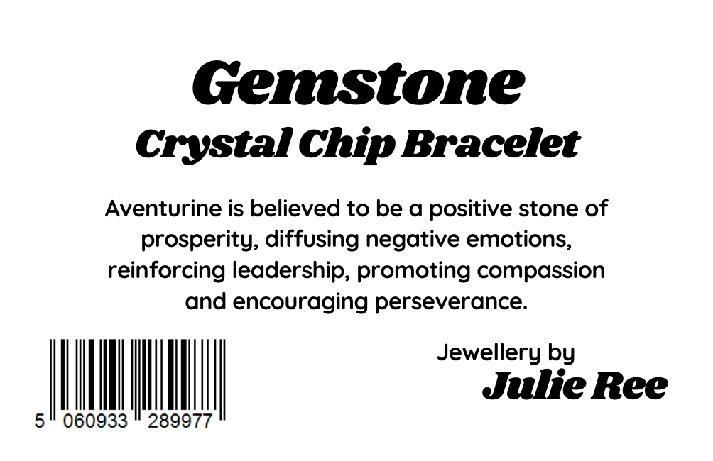 Julie Ree Gemstone Chip Bracelet - Aventurine - Image 3