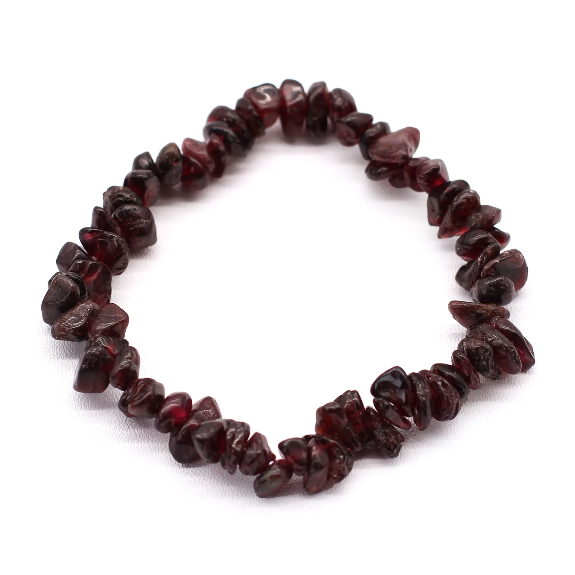 Julie Ree Gemstone Chip Bracelet - Blood Garnet