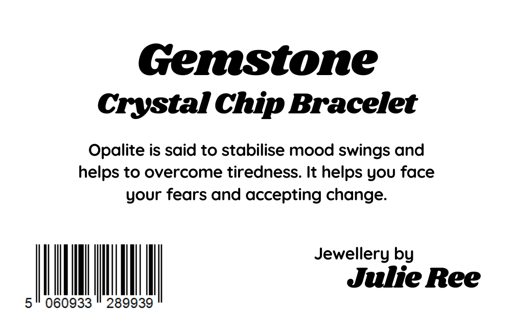 Julie Ree Gemstone Chip Bracelet - Opalite - Image 3