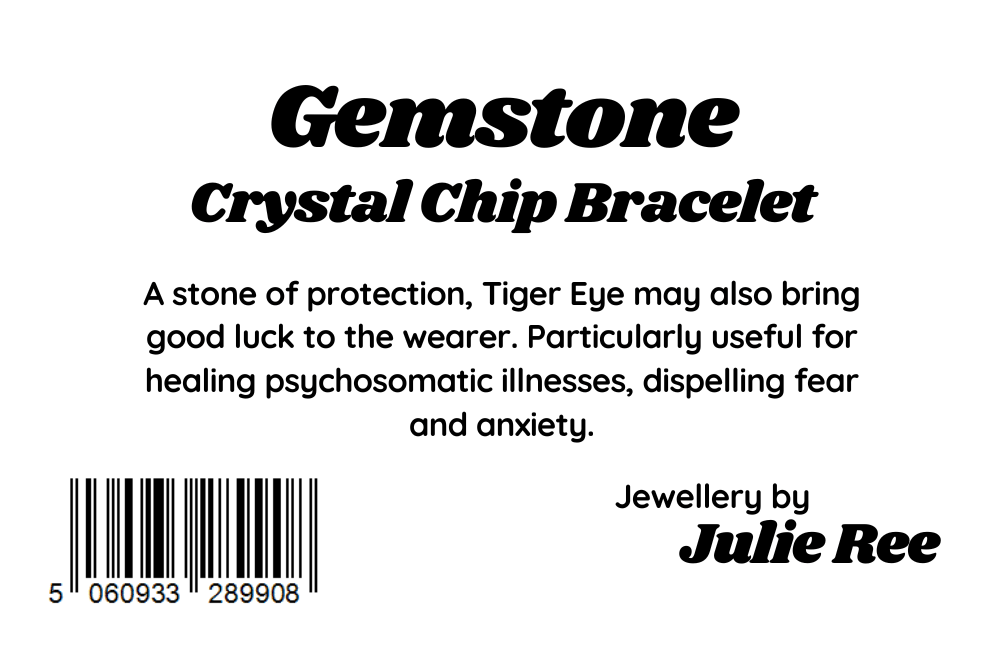 Julie Ree Gemstone Chip Bracelet - Tiger's Eye - Image 3