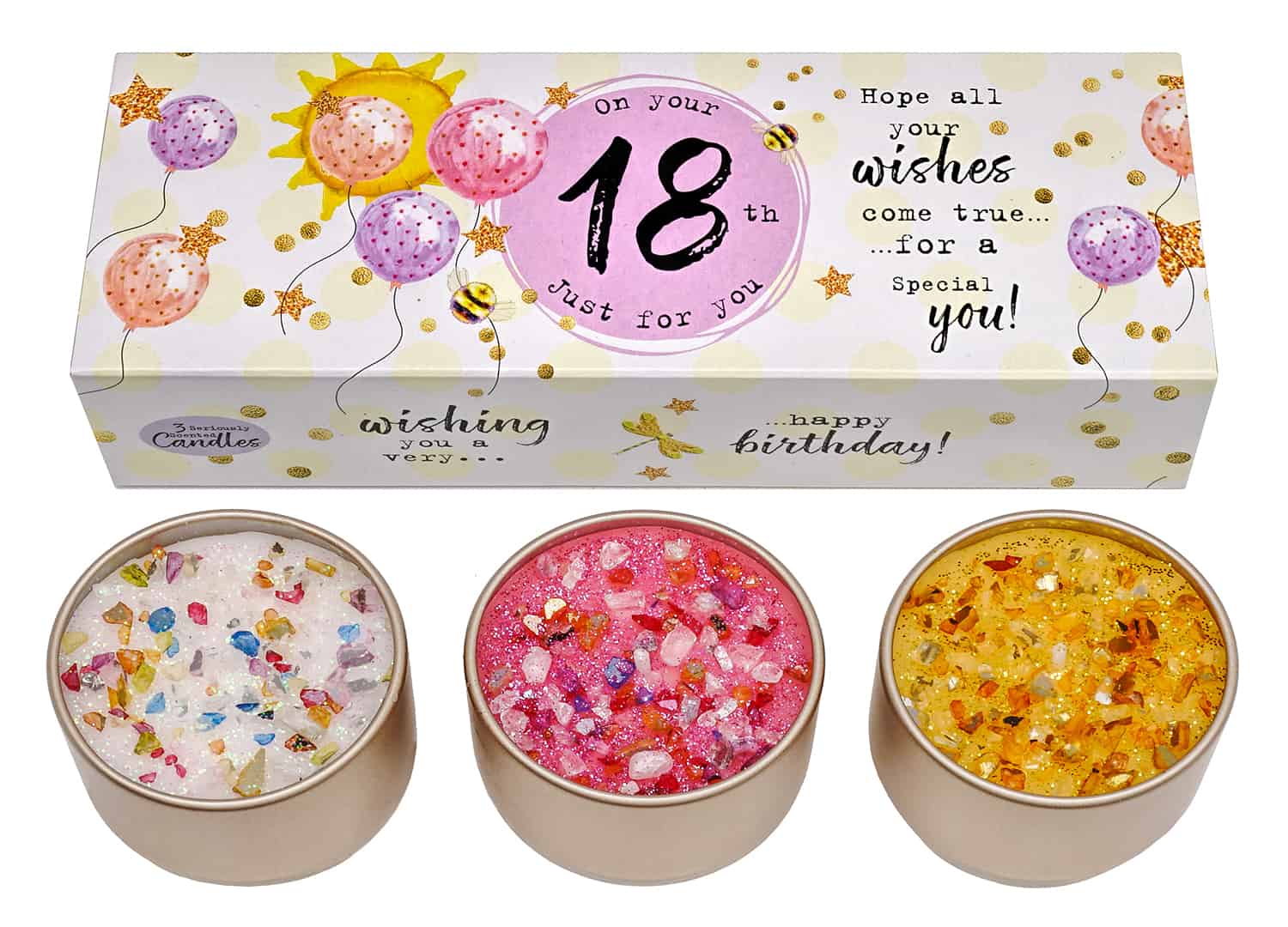 Just Because Candles Three Lites - 18th