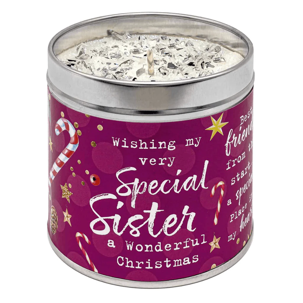 Just Because Festive Candles - Special Sister