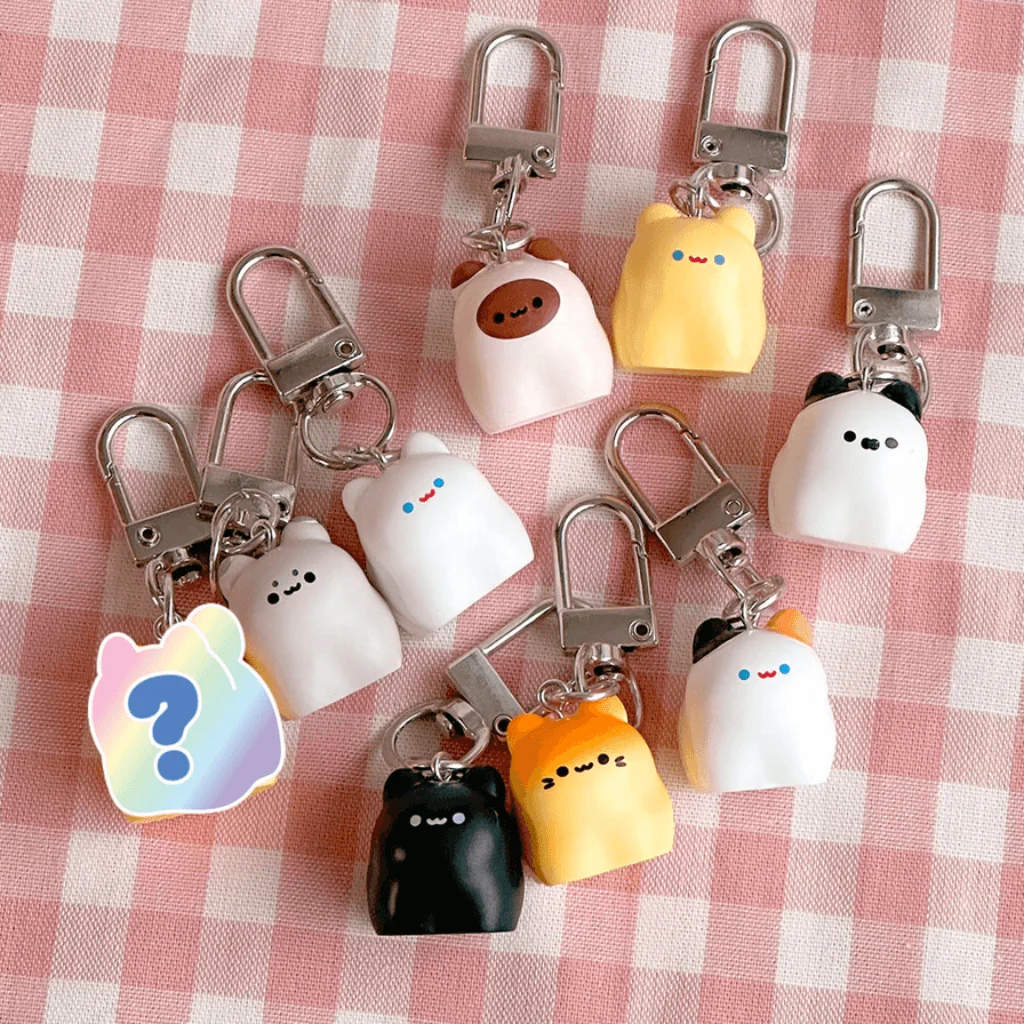 Kawaii Bread Cat Keychain Mystery Blind Box - Image 6