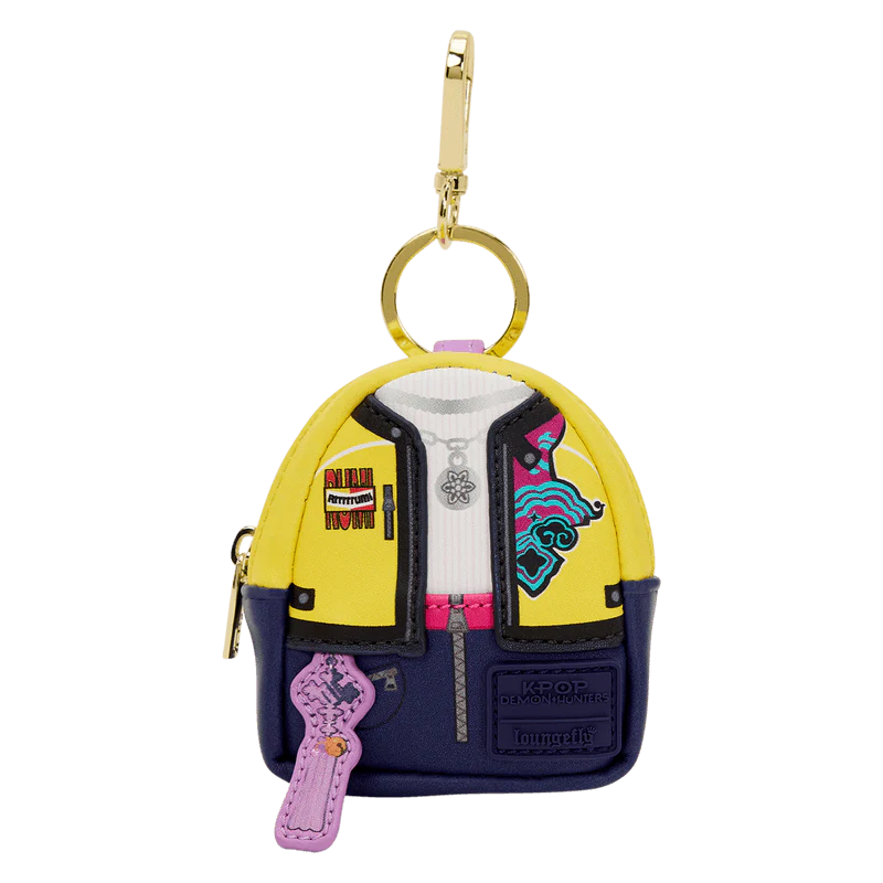 Loungefly K-Pop Demon Hunters Cosplay Mystery Mini Backpack Keychain Charm - Image 3