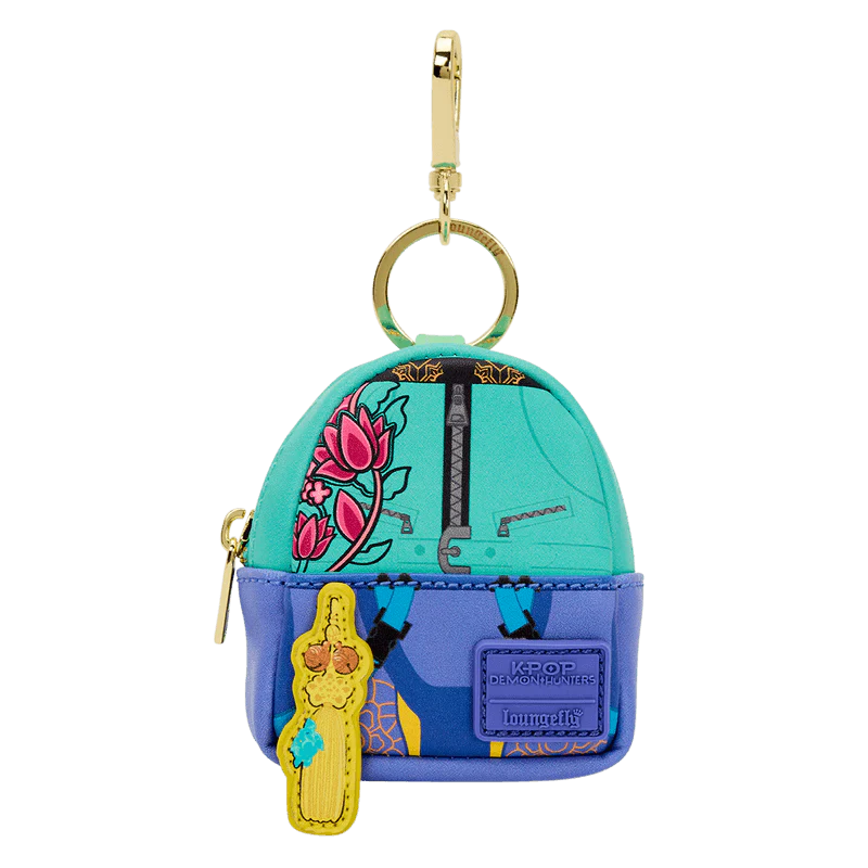 Loungefly K-Pop Demon Hunters Cosplay Mystery Mini Backpack Keychain Charm - Image 7