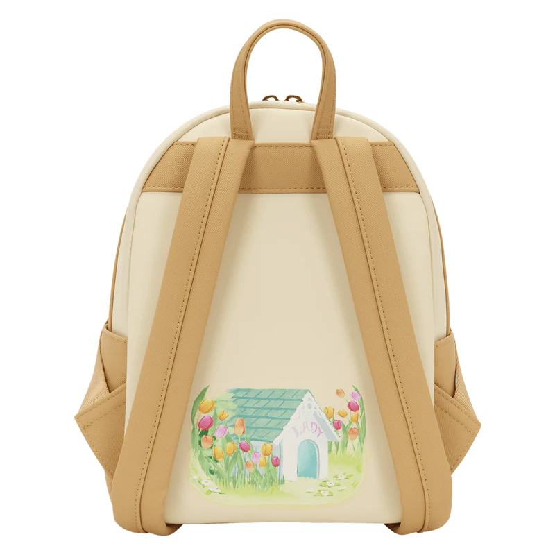 Loungefly Lady and the Tramp Pastel Tulip Mini Backpack - Image 3