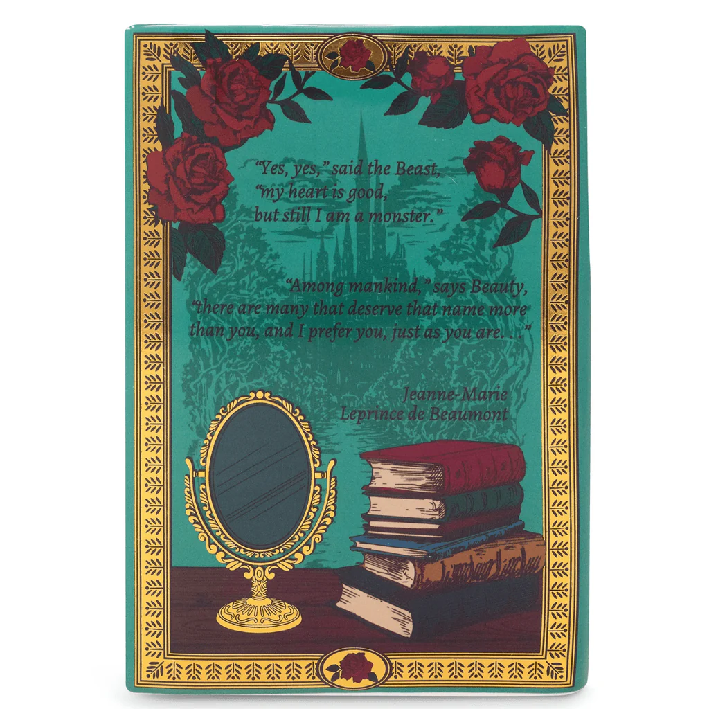 Large Beauty and the Beast Ceramic Book Vase - Image 4