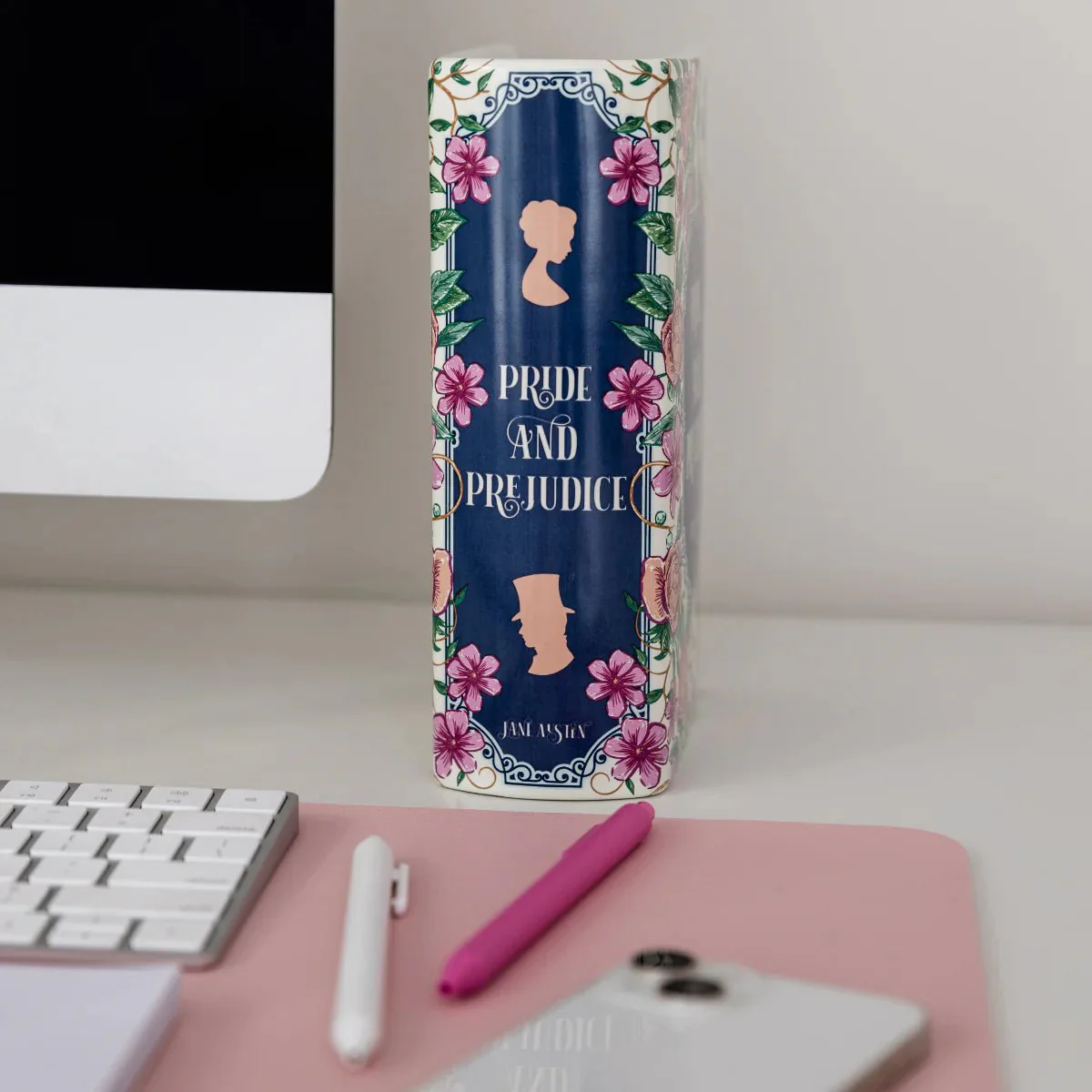 Pride and Prejudice Ceramic Book Vase - Image 6