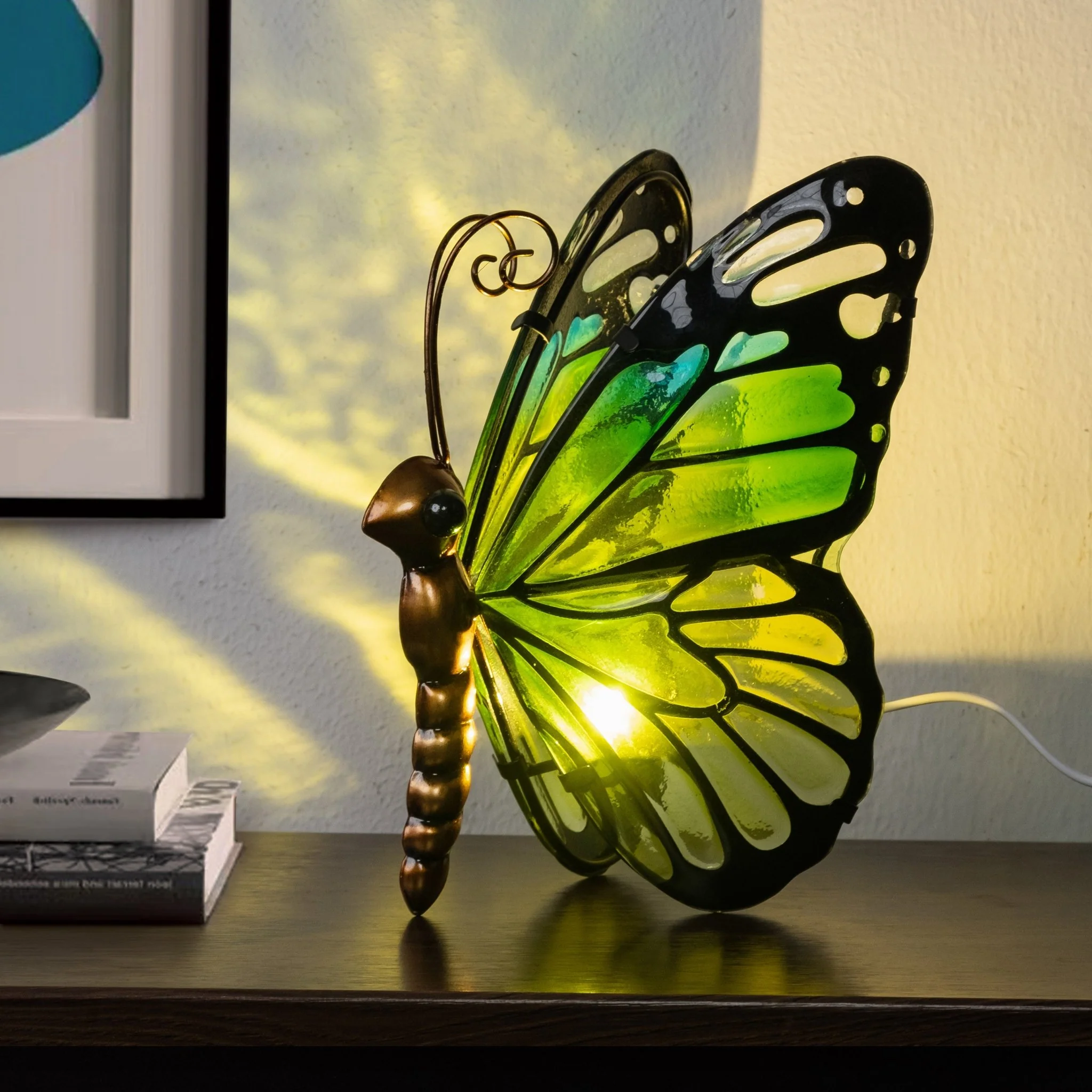 LED Butterfly - Green - Image 2