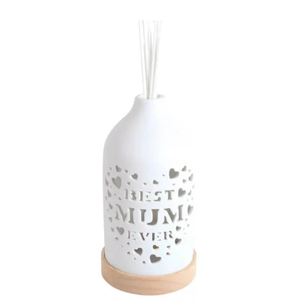 LED Ceramic Best Mum Reed Diffuser - Image 2