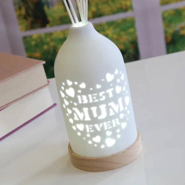 LED Ceramic Best Mum Reed Diffuser - Image 4